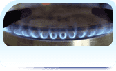Gas burner - gas section icon