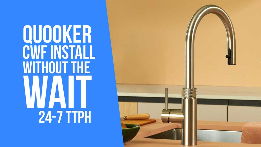 Quooker CWF Cold water filter install without the wait